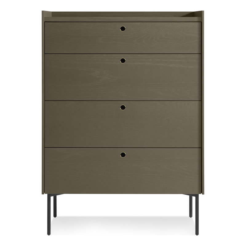 Peek 4 - Drawer Dresser, Dark Olive