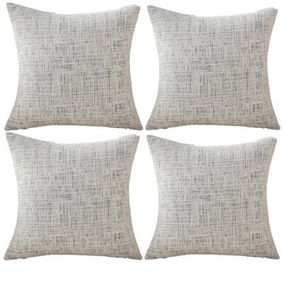 Housse de coussin en chenille 18 po