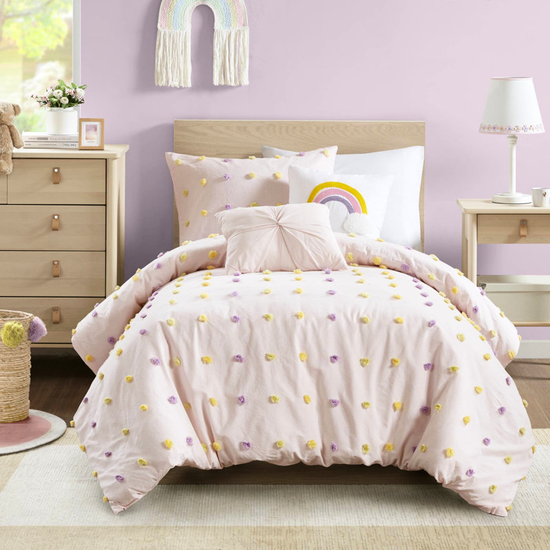 Édredon simple / simple en coton TG, rose, coussins décoratifs rembourrés, -, effort minimum de nettoyage 4 pièces rose pour TG, rembourrage, lavable à la machine