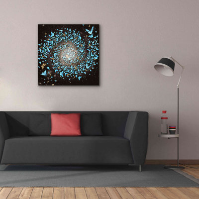 Papillon galaxie - impression sur toile tendue