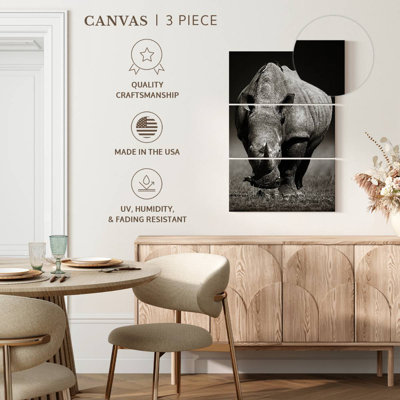 Rhinocéros africain blanc Brampt