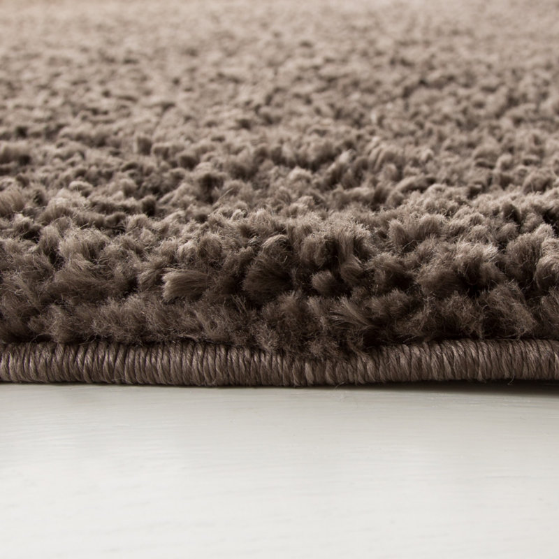 Jiang Brown Area Rug, Round 9'