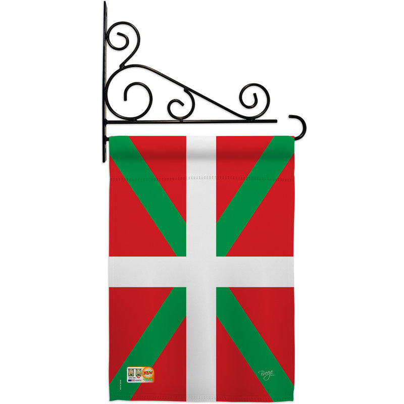 Double Sided 18.5'' H x 13'' W Polyester Flag Set