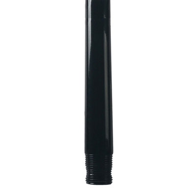  12" Gloss Black Ceiling Fan Downrod