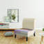 Fauteuil de chambre en velours Shabby Elegance