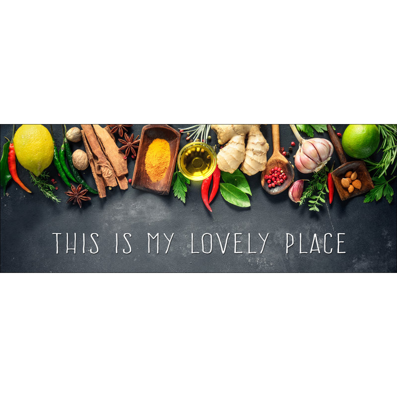 This Is My Lovely Place II - No Frame Print on Glass, 50 cm H x 125 cm W x 1.4 cm D