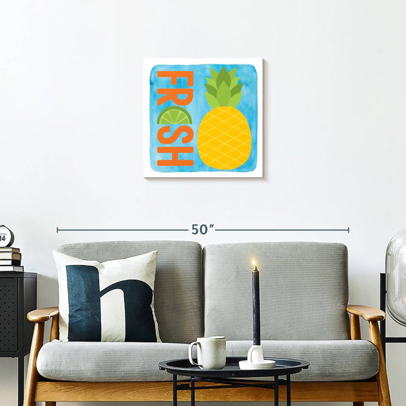 Yarlin Fresh Pineapple, 20" H x 20" W