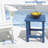 Weather Resistant Hdpe Square Side Table Adirondack Style For Porch And Poolside