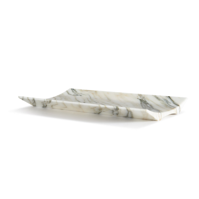 Marble Tray, White