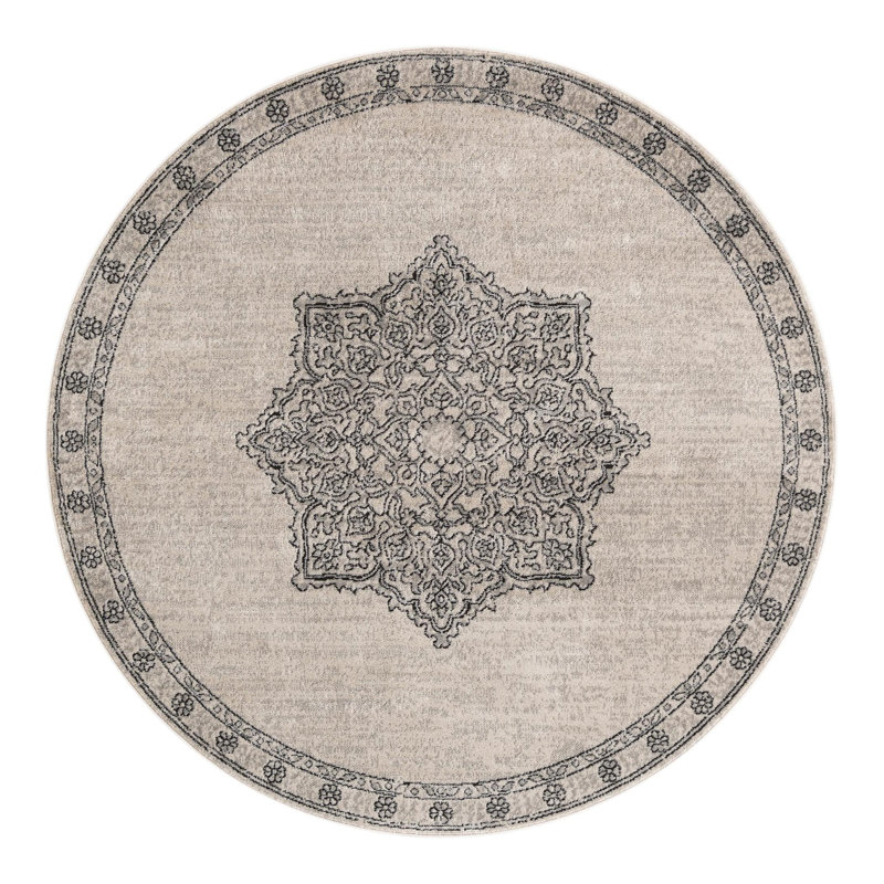 Weingartner Abstract Area Rug, Round 6'1"