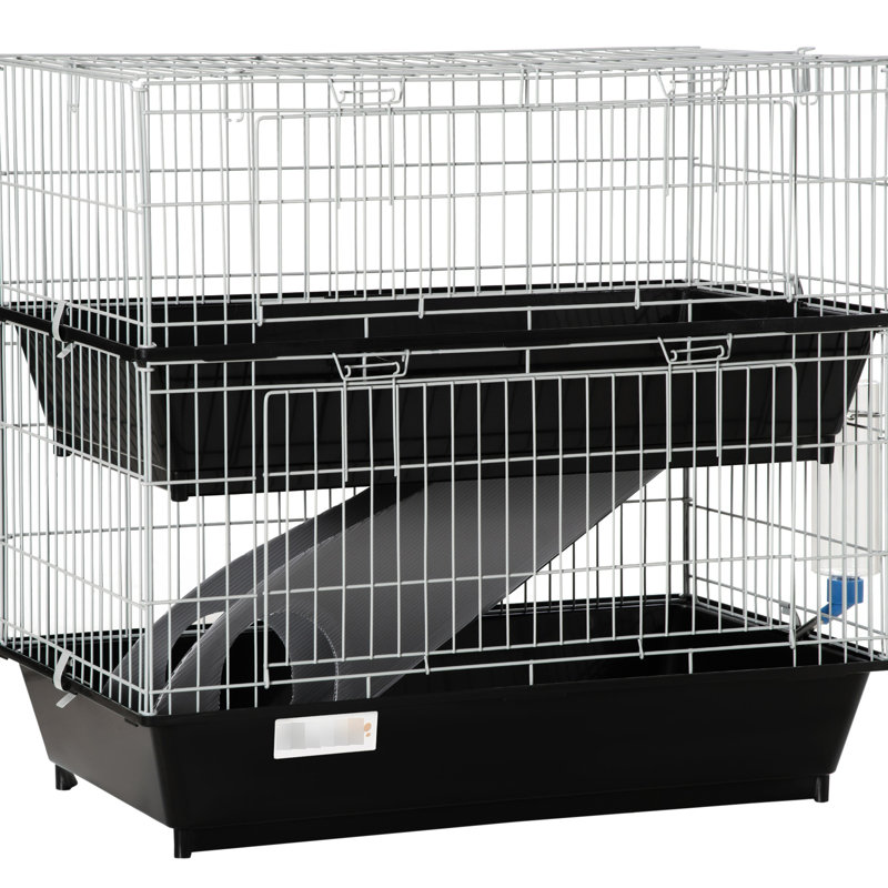 Maison en métal pour animaux de compagnie 2 - Petits animaux en cage avec accessoires fonctionnels