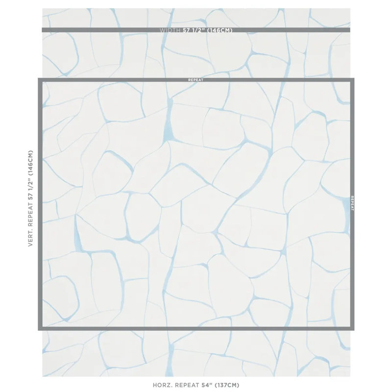 Papier peint Schumacher x Porter, Ciel