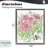 Peony & Bumble Bee Floating Frame, design by Maureen Grigs-322572178-322572180