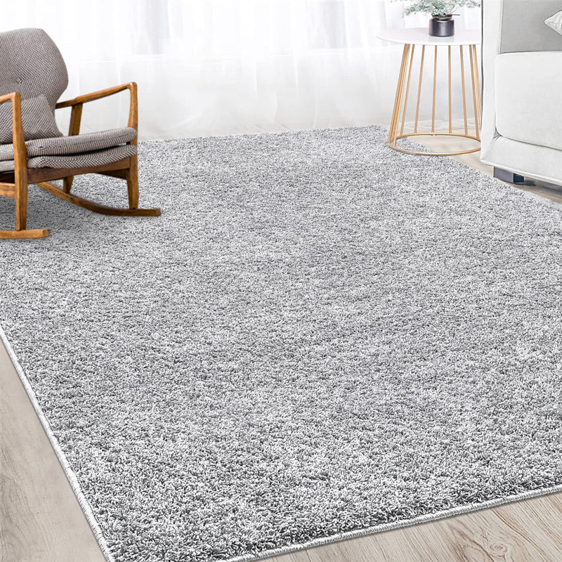 Tapis à poils longs moelleux pour chambre d'enfant, Rectangle 9 pi x 12 pi