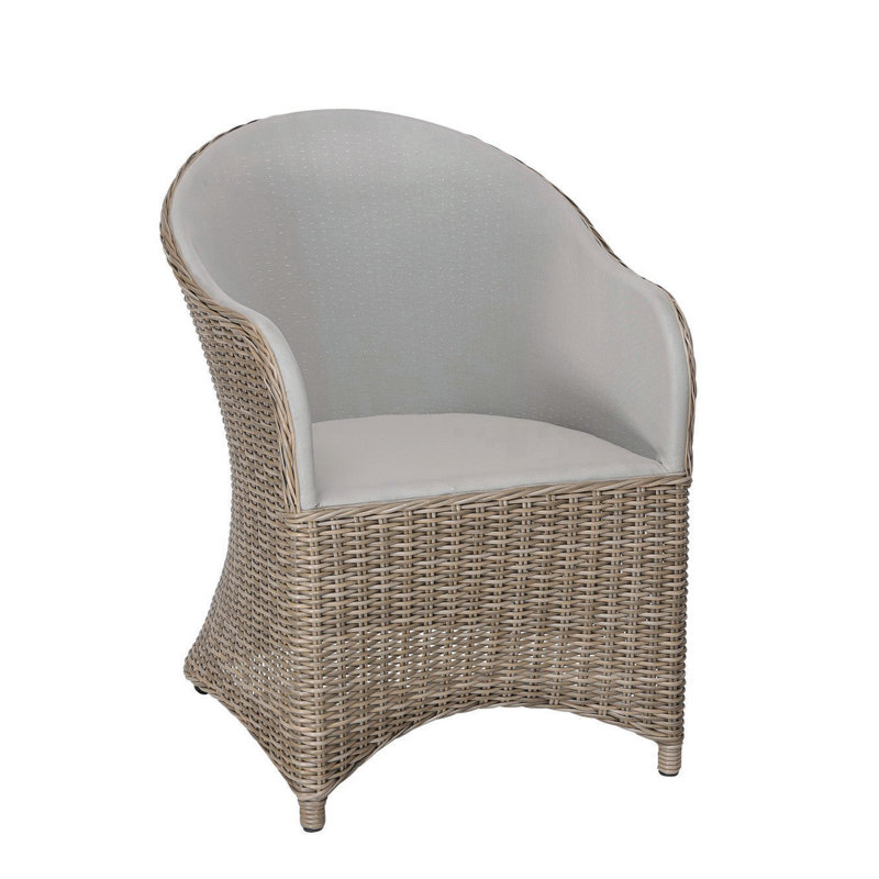 Milano Patio Dining Chair, Canvas Taupe Sunbrella® Canvas