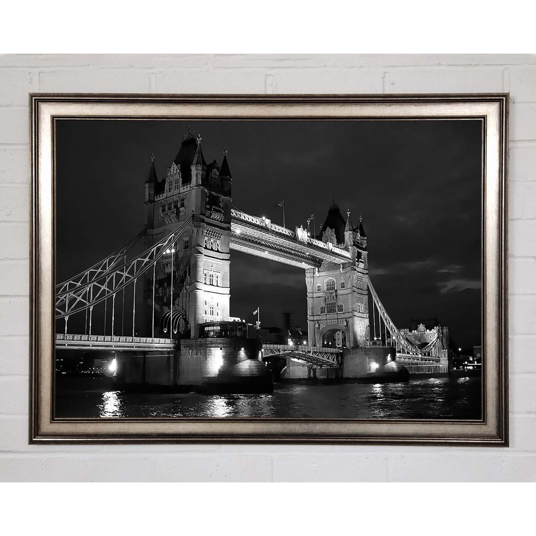 Gerahmtes Leinwandbild London Bridge Black Beauty