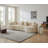 Curved Boneless Sofa,Compression Modular 110'' Sectional,White High-Density,Couches Sleeper For Living Room Bedroom Apartment Lounge,Chenille