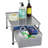 Houseware Stackable Cabinet Basket Drawer Organizer, Silver-1335275591