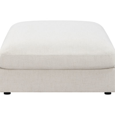 Carré beige rembourré pour les armoires et les tablettes, ajoutant du style aux espaces de vie en cuir souple, offrant un confort contemporain