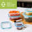 Snapware Total Solution Plastic Containers 5-Pack Set with Lids