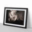 The Gaze of the Rhino in Abstract - Picture Frame Graphic Art Print-55737363-55737364