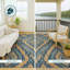 Tapis Ceajay ACN3071 Ikat lavable à la machine pour intérieur/extérieur-245016403-245016409