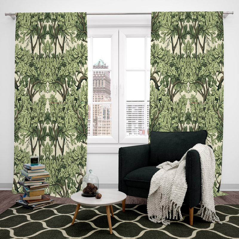 Rideau en polyester Momeyer, L 40 po x L 52 po