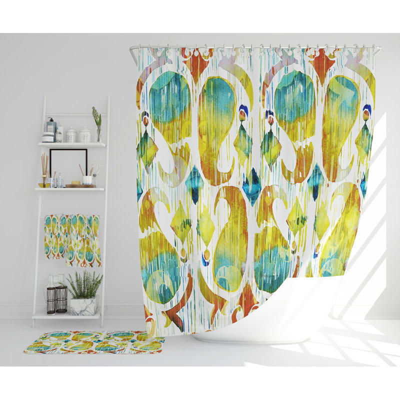 Nezovich Polyester Shower Curtain Set