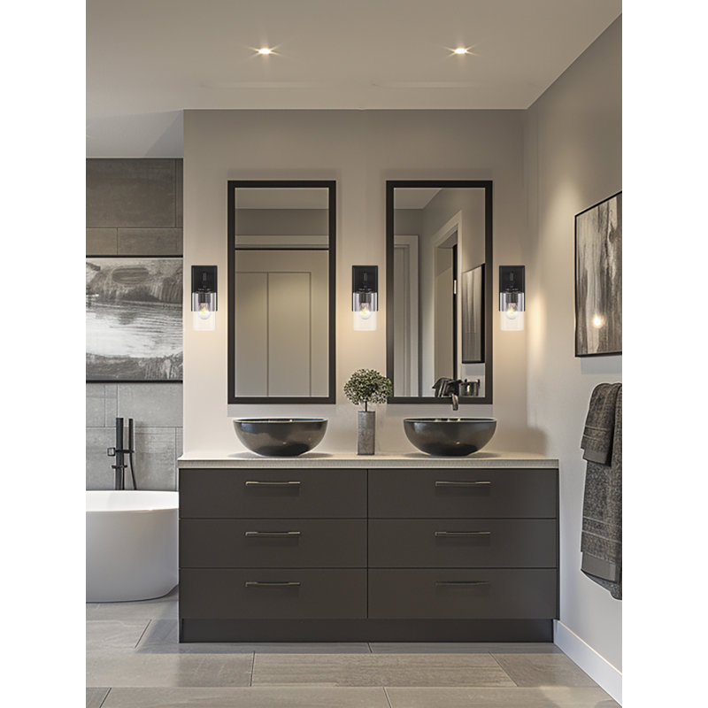 Breakwater Bay Aidenn - 1 Light Bath Vanity In Coal Finish