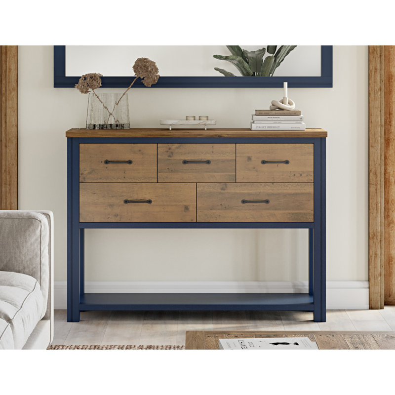 134cm Solid Wood Console Table