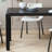 Black Rectangular Solid wood Dining Table For Dining Room/Kitchen-572033003