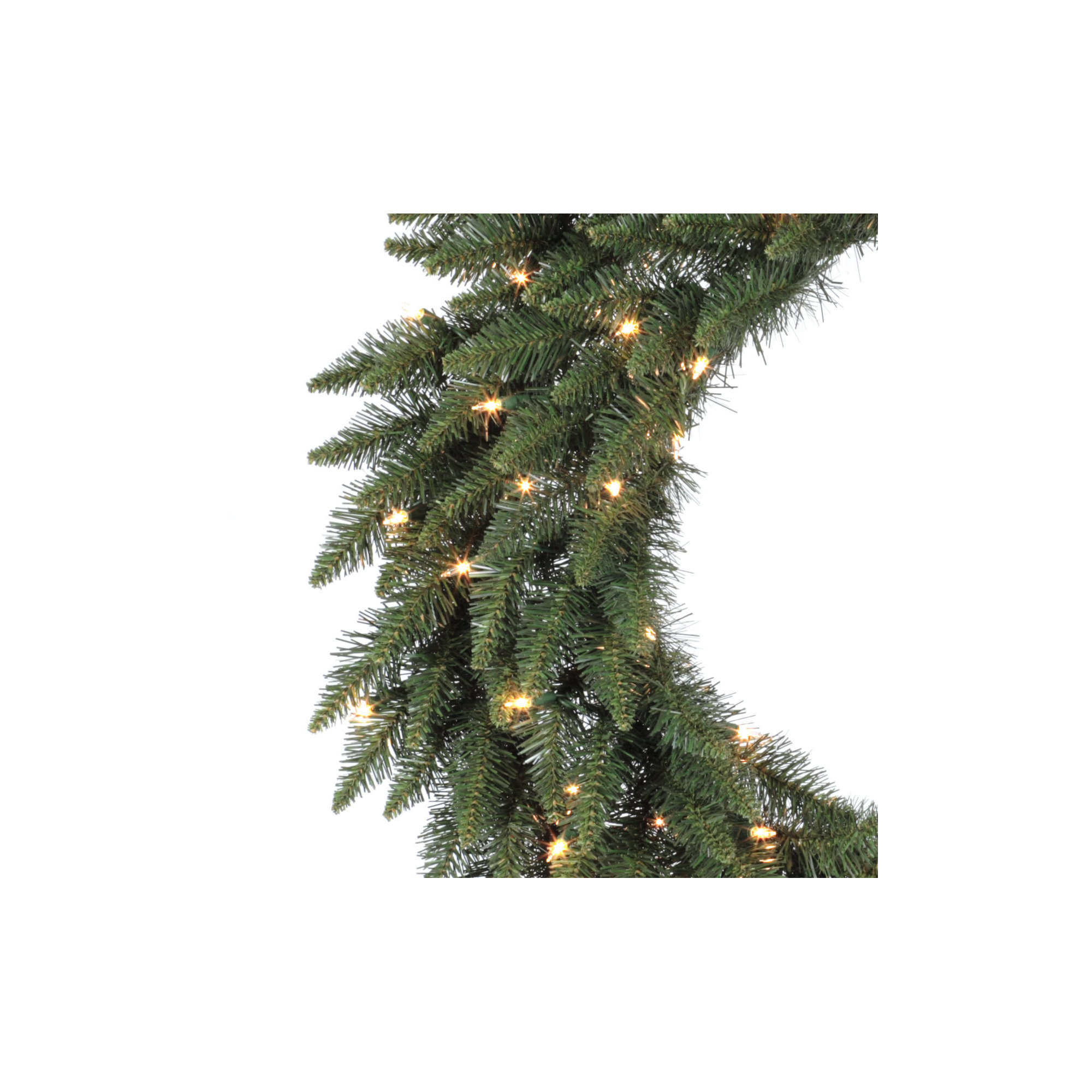 Peabody Artificial Fir Wreath,  Warm Clear, 60"