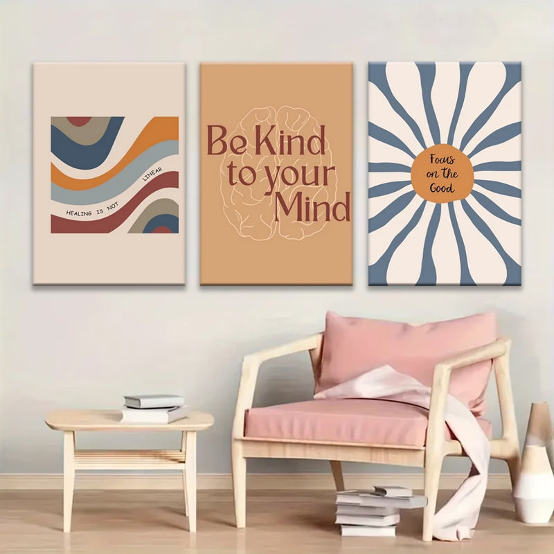 3 Piece Wrapped Canvas Print