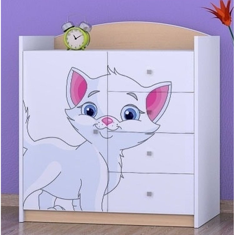 Neumann Kids 4 - Drawer Combo Dresser, Beige