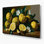 Art mural en métal «Fruit Citron Green»