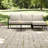 Spacious L-shaped Iron Patio Sofas, Beige Weather-resistant, Ideal For Gardens