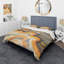 Ensemble de housse de couette orange et moderne en microfibre orange-38757953