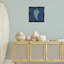 «Conch Shell on Blue», toile encadrée flottante par Jetty Home, LLC-1687158656-1687158718