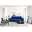 Fulton Lounge Chair In Mixed Marble Fabric