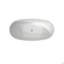 Baignoires autoportantes en acrylique - Baignoires de trempage profondes modernes et spacieuses, blanc