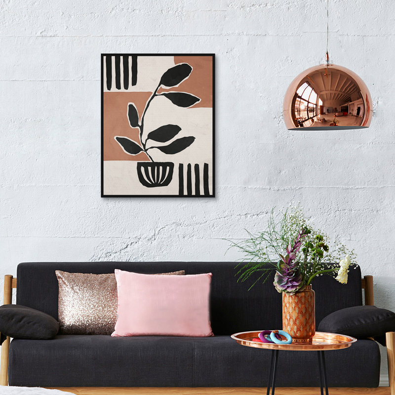 «Simple Plant» par Willowbrook, art mural encadré