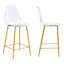 Tabourets de bar modernes de 25,5 po de hauteur comptoir en acrylique transparent avec structure en métal et repose-pieds-720376865-720376864