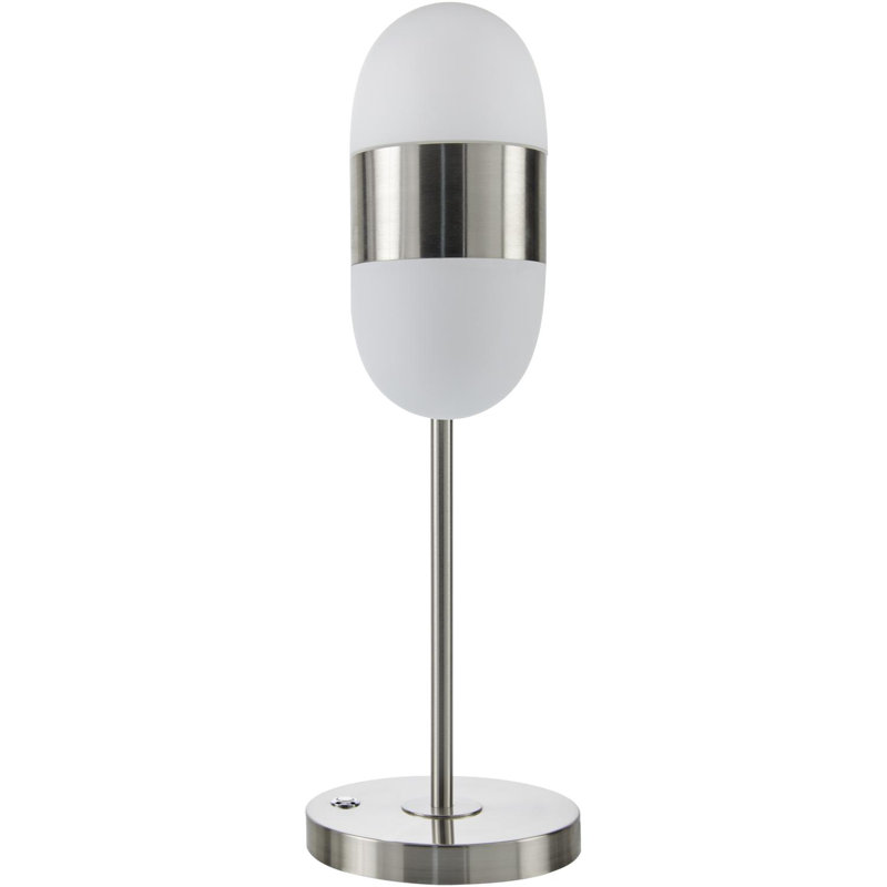 Lampe de table Navana, Nickel métallique