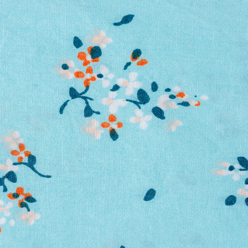 Ensemble de draps en percale 100% coton 200 fils Ayla, Grand