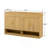 59.1" Farmhouse Sideboard Buffet Cabinet, Adjustable Shelf & Open Storage, Console Cabinet for Dining Room, Living Room, Entryway-1165469673