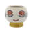 Stoneware Ceramic Planter with Decorative Face Design and Elevated Base for Modern Contemporary Decor-165248137