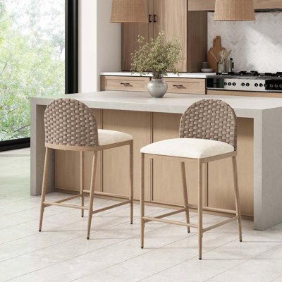 Ensemble de 2 tabourets de bar 29,5 po Farmhouse