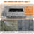 Rectangle Metal, Stainless Steel Propane Smokeless Fire Pit Table with Hidden Fuel Tank-528224115-528224113