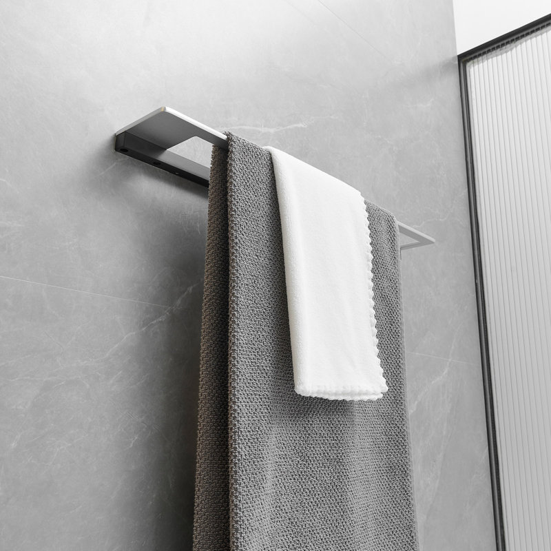 4 - Piece Bathroom Hardware Set, Matte Black; White