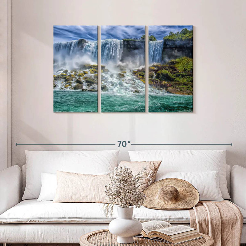 Alvord Niagara Falls Stream, 28" H x 45" W